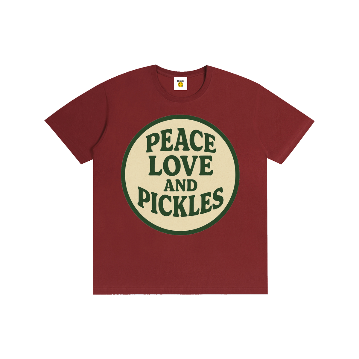 Peace Love and Pickles Pure Cotton T-Shirt, alternate view 12