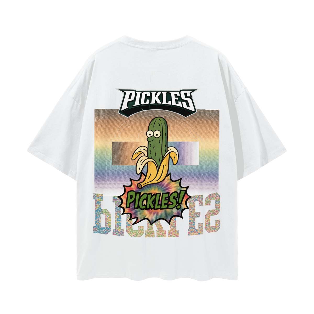 Loose Drop Shoulder Pickle T-Shirt, alternate view 12