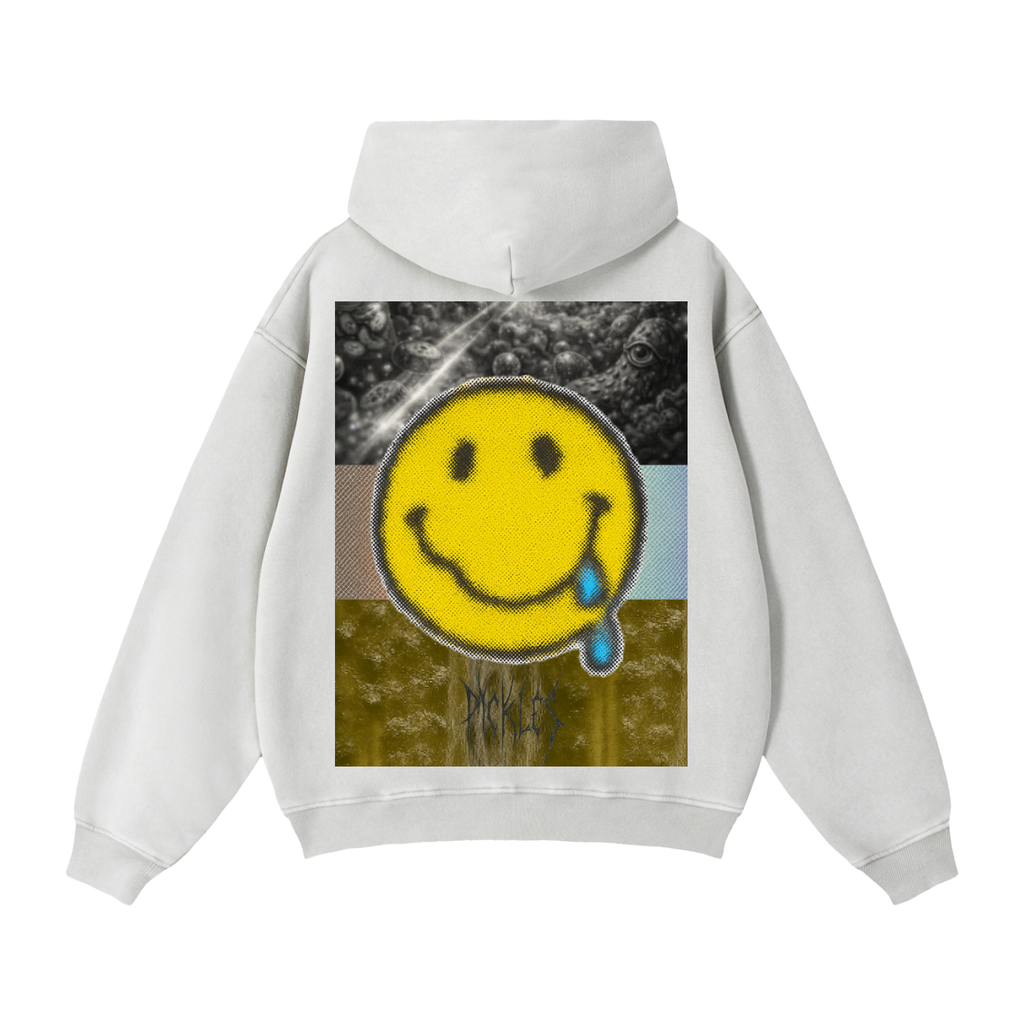 Zip-Through Boxy Fleece Hoodie | oversized streetwear | Pickles Apparel