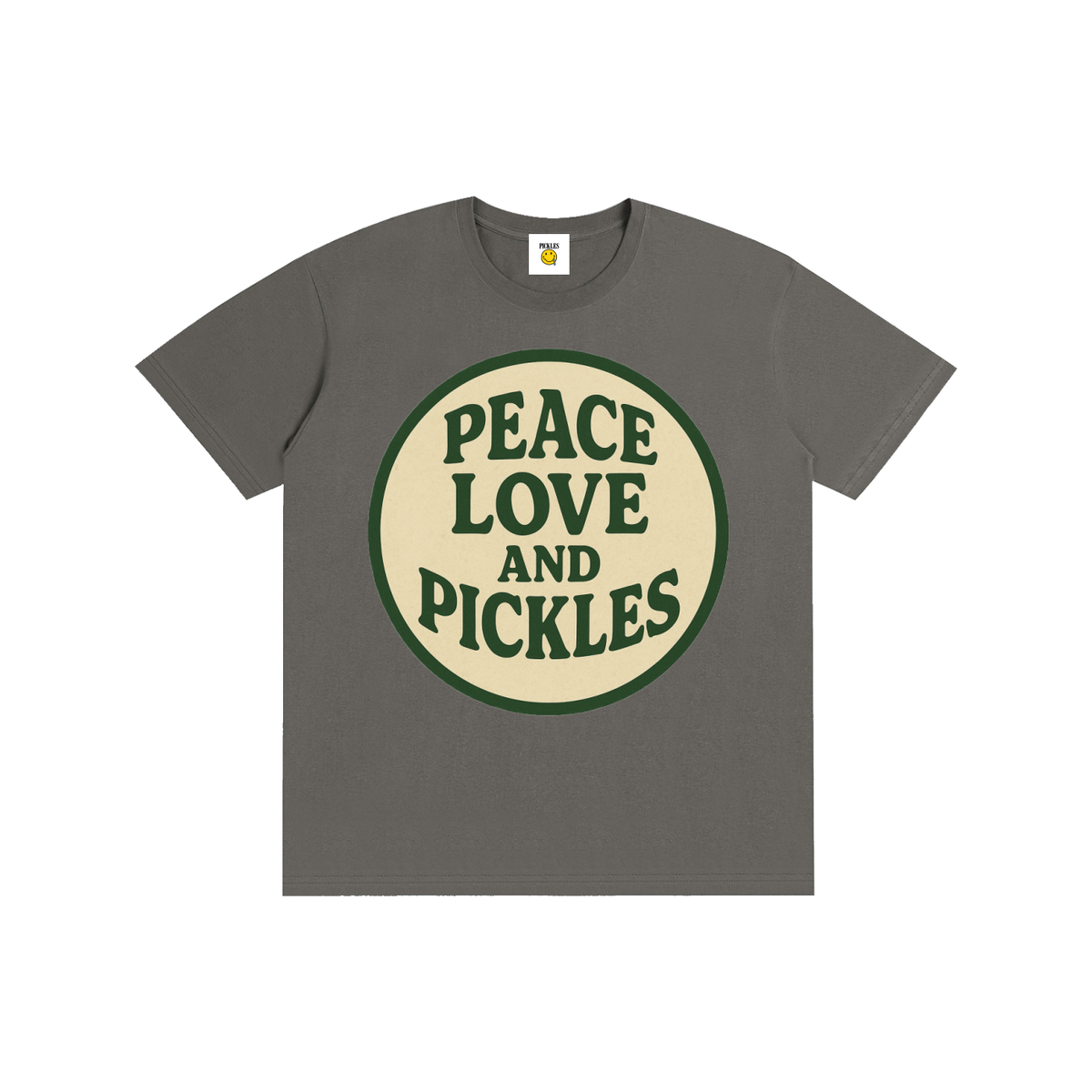 Peace Love and Pickles Pure Cotton T-Shirt, alternate view 8