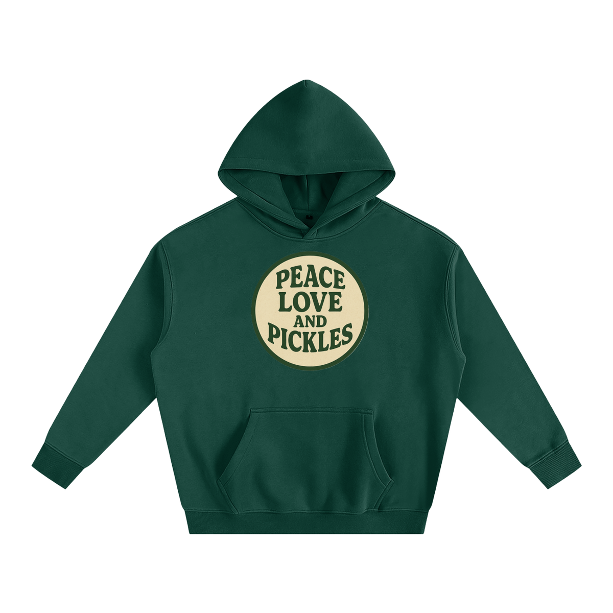 Peace Love and Pickles Oversized Hoodie, alternate view 5