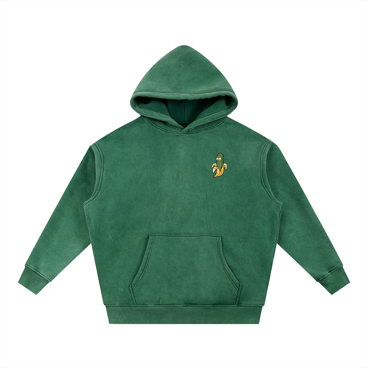 PickledBanana Snow-Wash Fleece Hoodie, alternate view 6