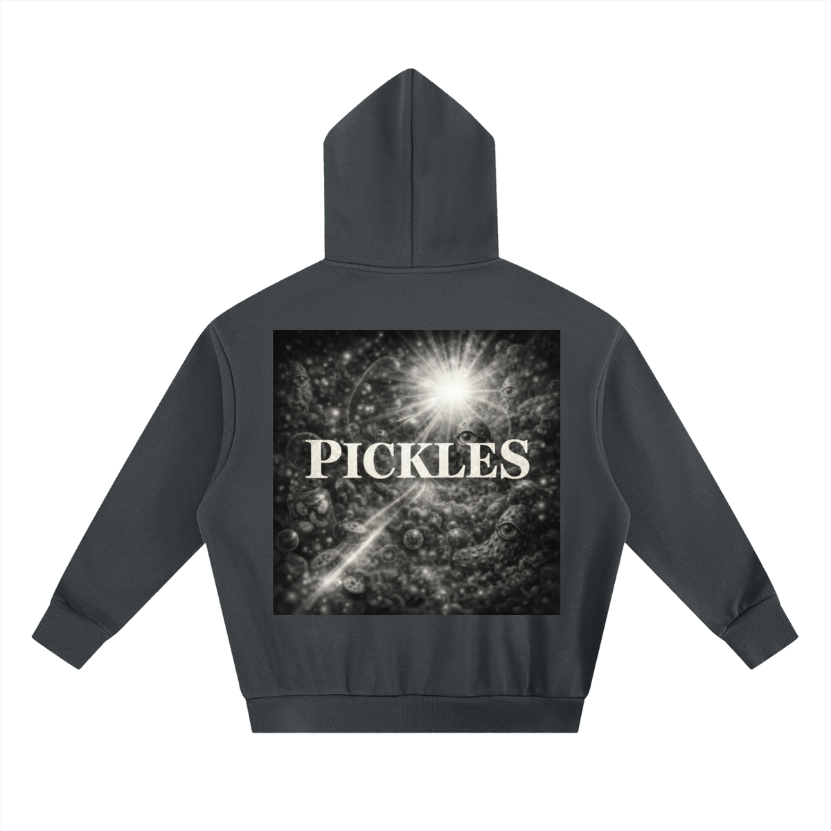 Heavyweight Boxy Fleece Pickle Hoodie, alternate view 2