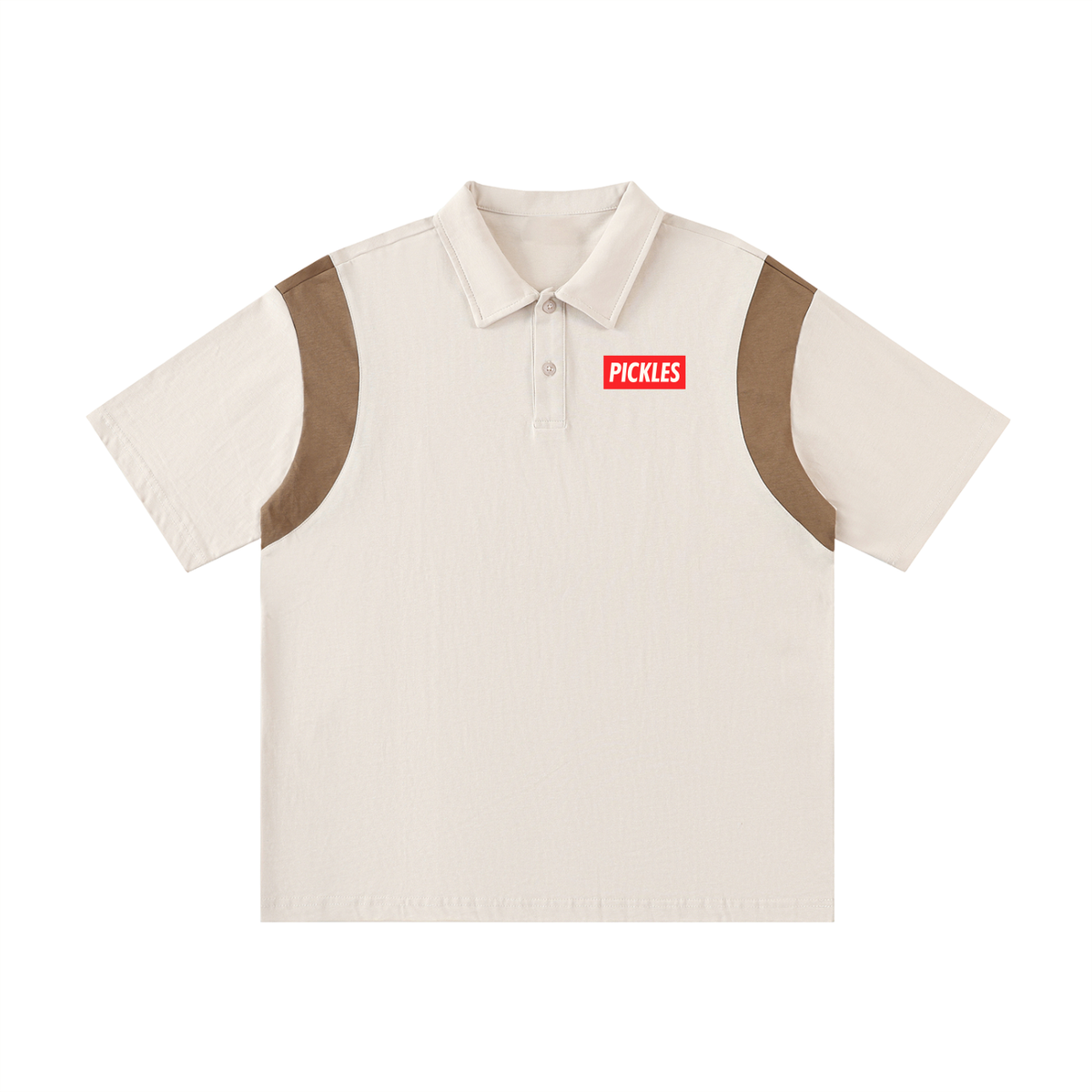 Big Pickles Contrast Panel Cotton Polo, alternate view 6