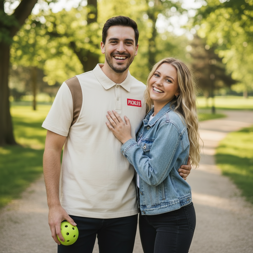 Big Pickles Contrast Panel Cotton Polo Shirt