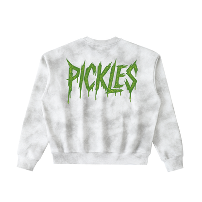 Dirty Washed Boxy Fleeced Sweatshirt