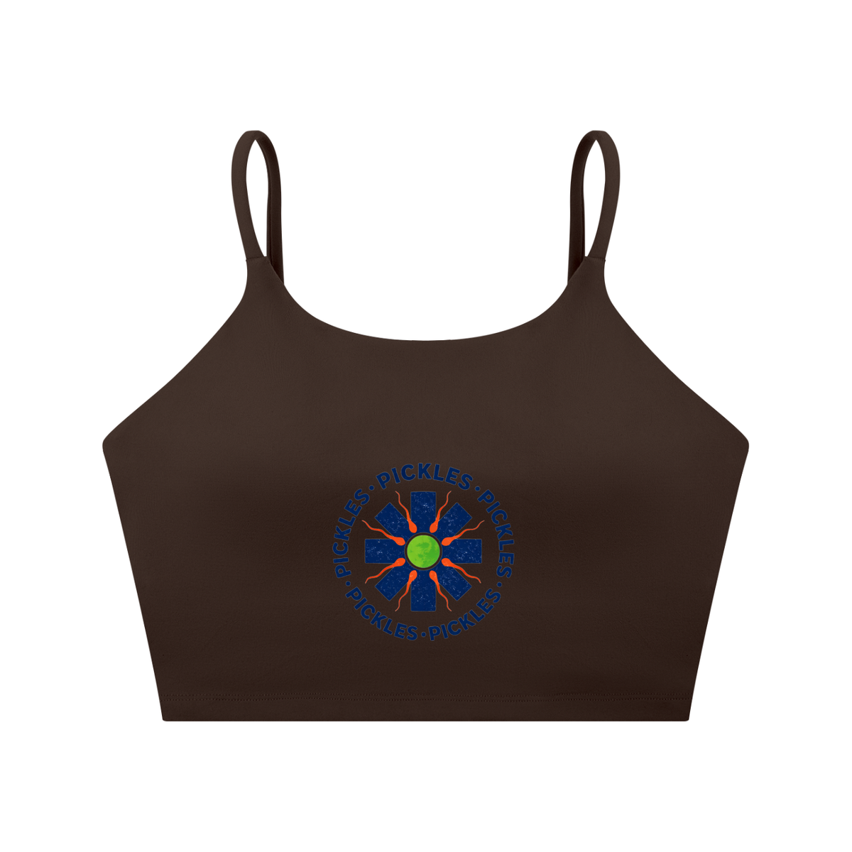 Spaghetti Strap Pickle Sports Bra, alternate view 19