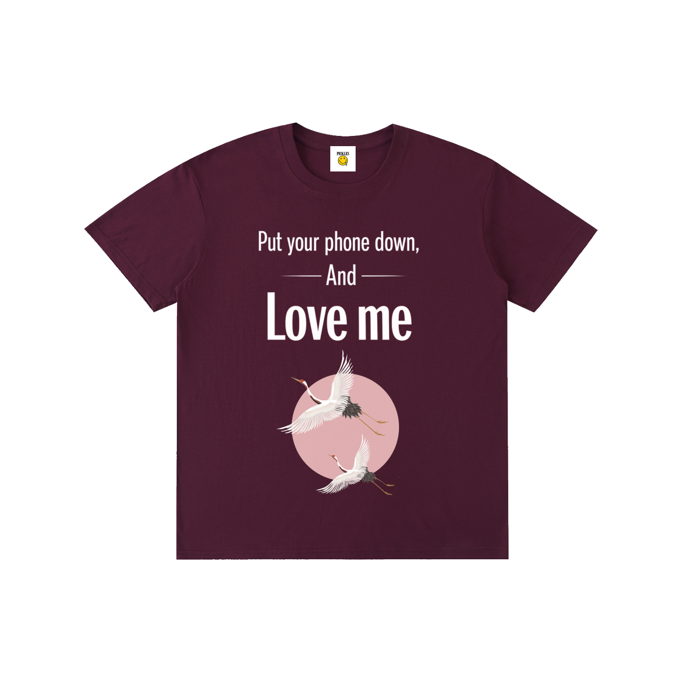 Put Your Phone Down And Love Me Tee in Runs Small,Size Up Suggested | fun pickle design | Pickles Apparel