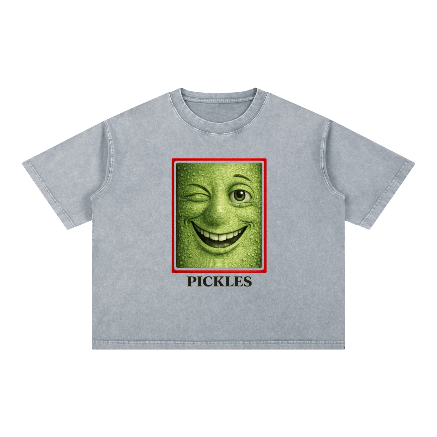 Mineral Wash Boxy Cotton T-Shirt