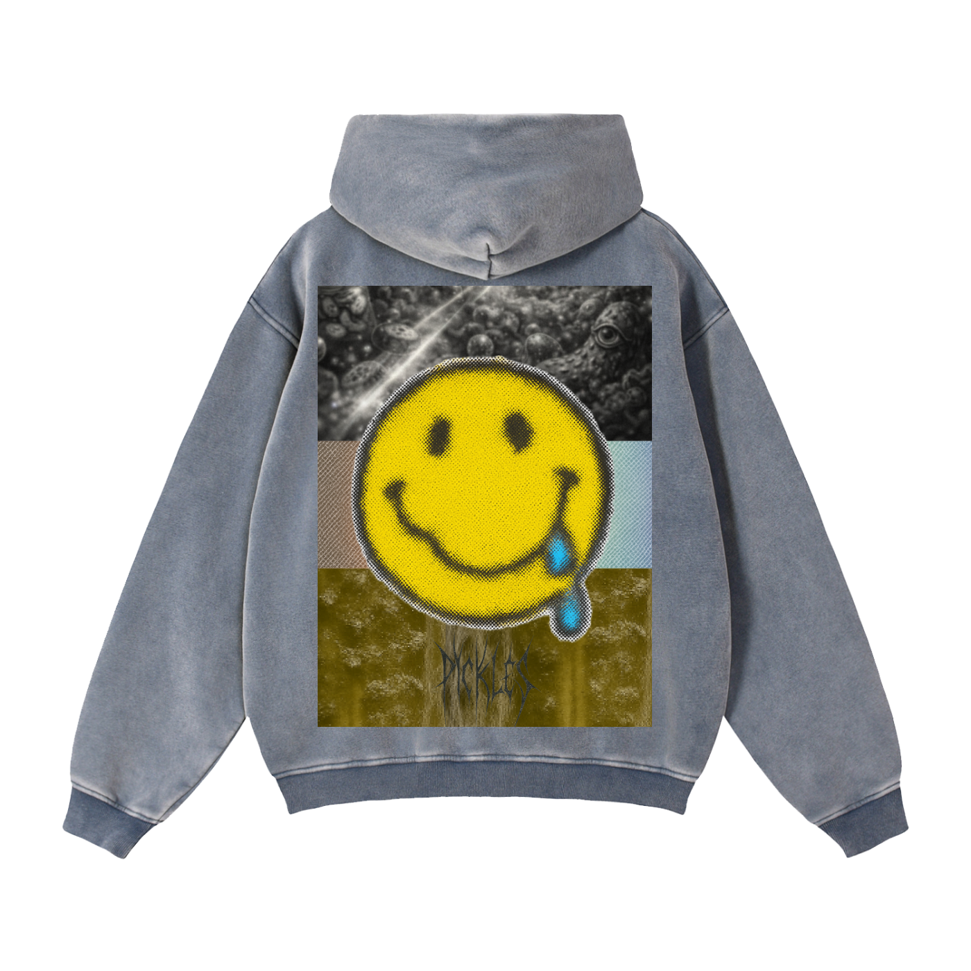 Zip-Through Boxy Fleece Hoodie | oversized streetwear | Pickles Apparel