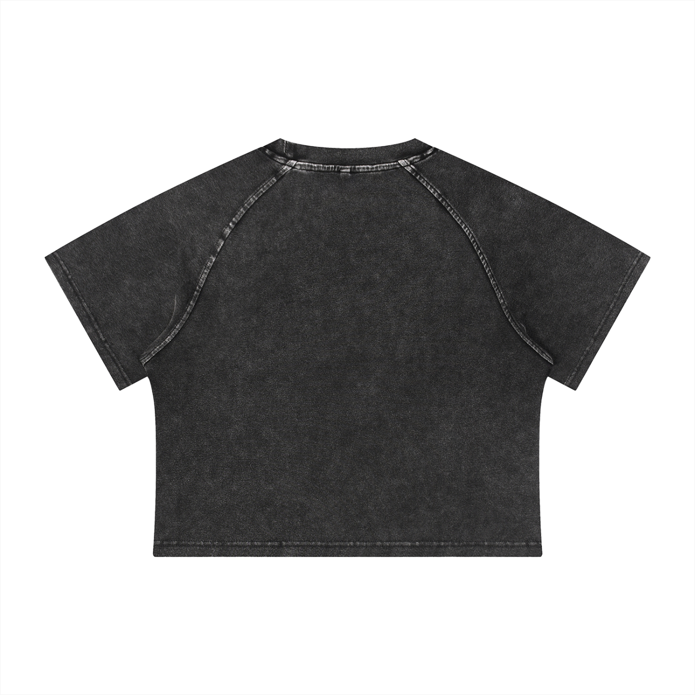 Pickle Juice Women's Mineral Wash Raglan Crop T-Shirt
