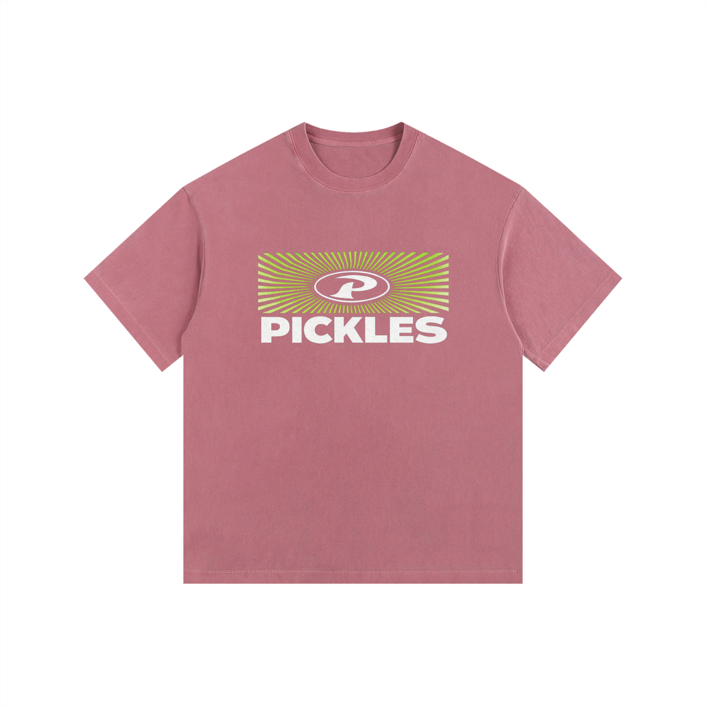 Starburst Vintage Wash Oversized Tee | oversized streetwear | Pickles Apparel