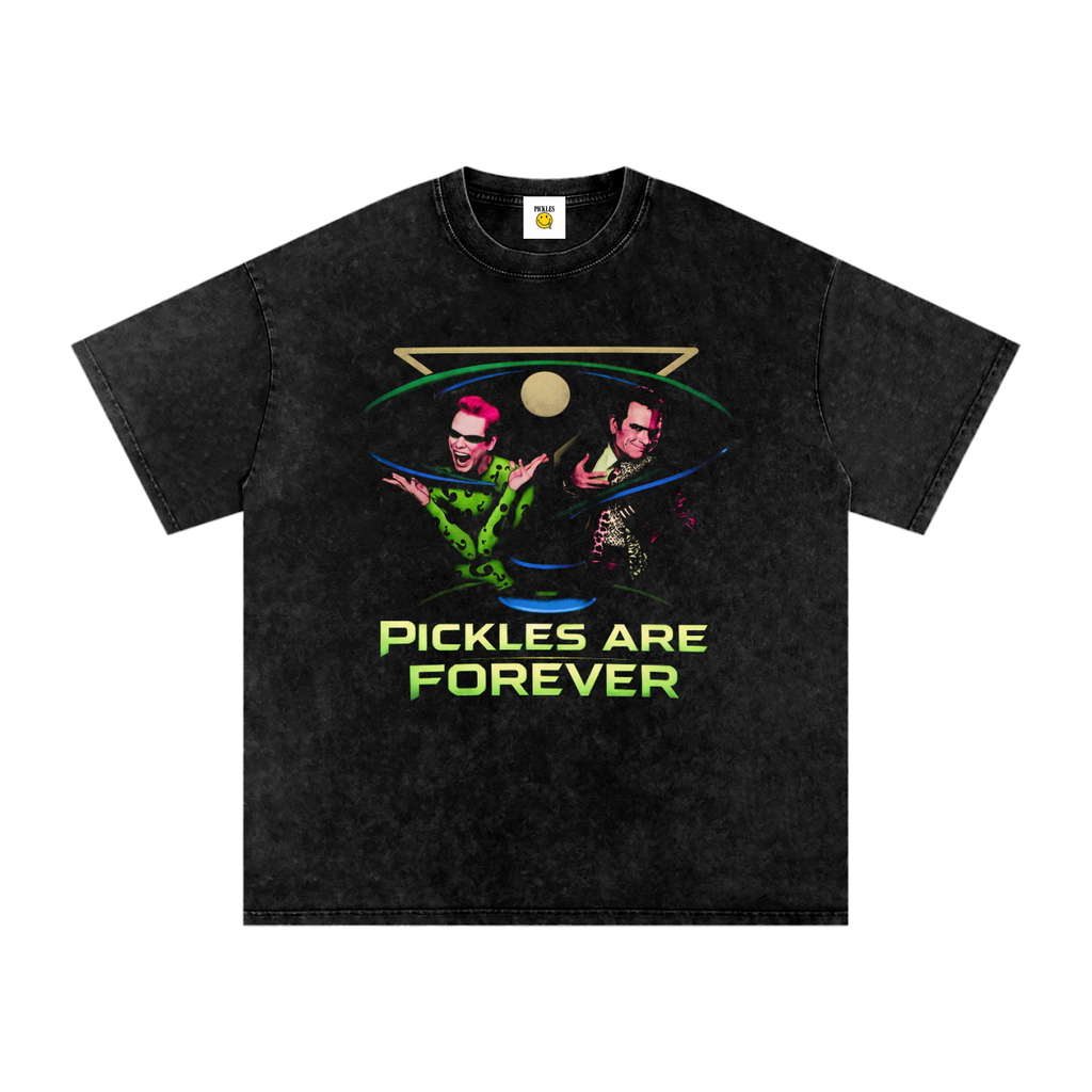 Pickles Are Forever Snow Washed Oversized T-Shirt | Pickles Apparel