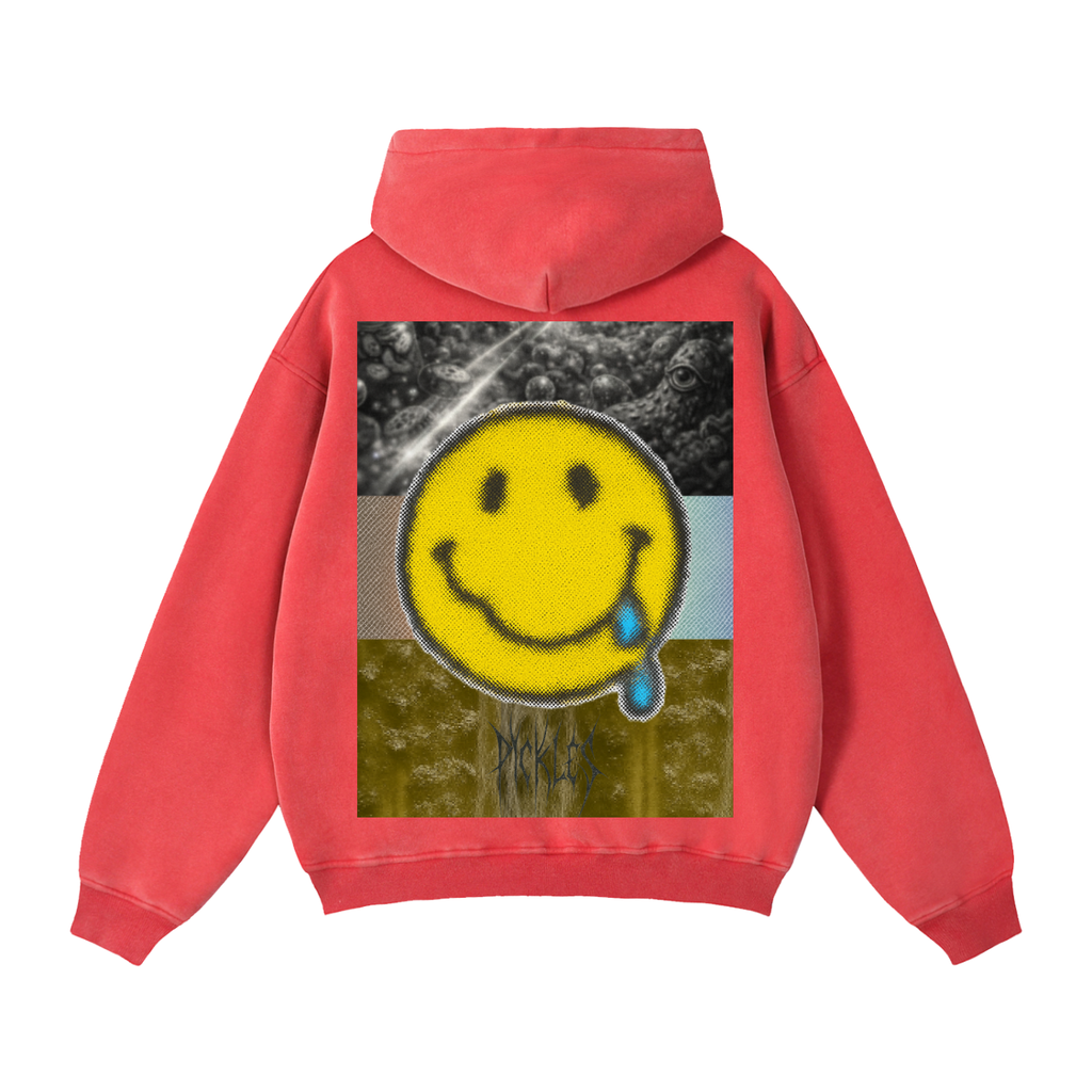 Zip-Through Boxy Fleece Hoodie | heavyweight streetwear | Pickles Apparel
