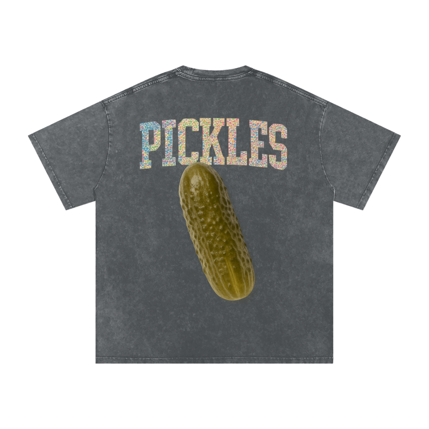 Pickle backer Snow Washed Oversized Cotton T-Shirt