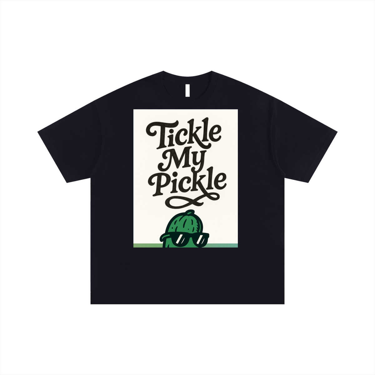 Oversized Pickle Graphic T-Shirt, product view