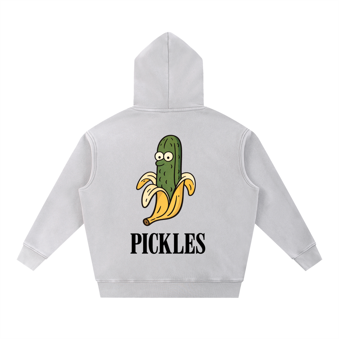 PickledBanana Snow Wash Fleece Oversized Hoodie | premium streetwear | Pickles Apparel