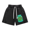 Snow Washed Kids' Shorts | novelty pickle apparel | Pickles Apparel