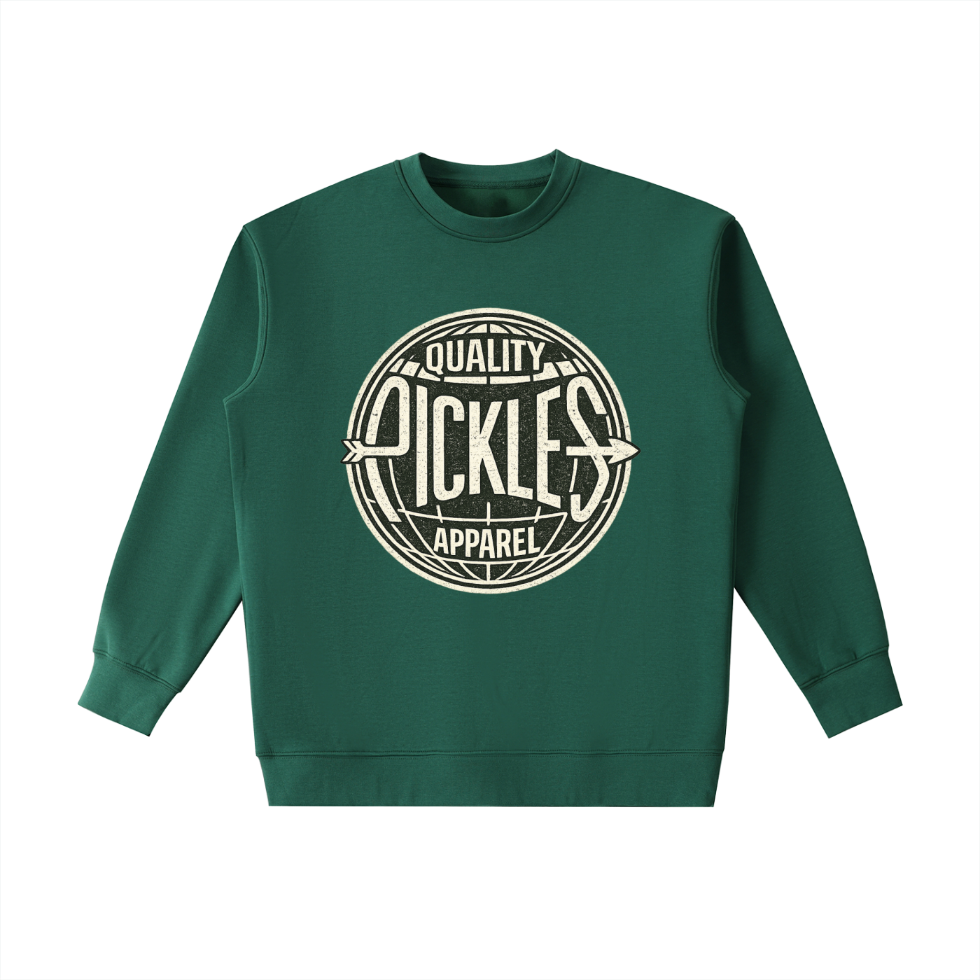 Quality Pickles Heavyweight Crewneck Sweatshirt | classic casual | Pickles Apparel