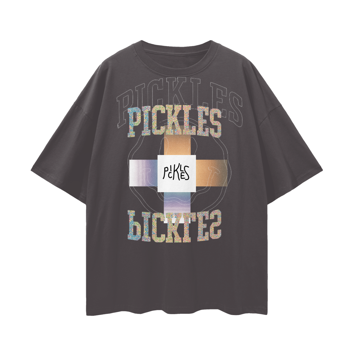 Loose Drop Shoulder Pickle T-Shirt, alternate view 9