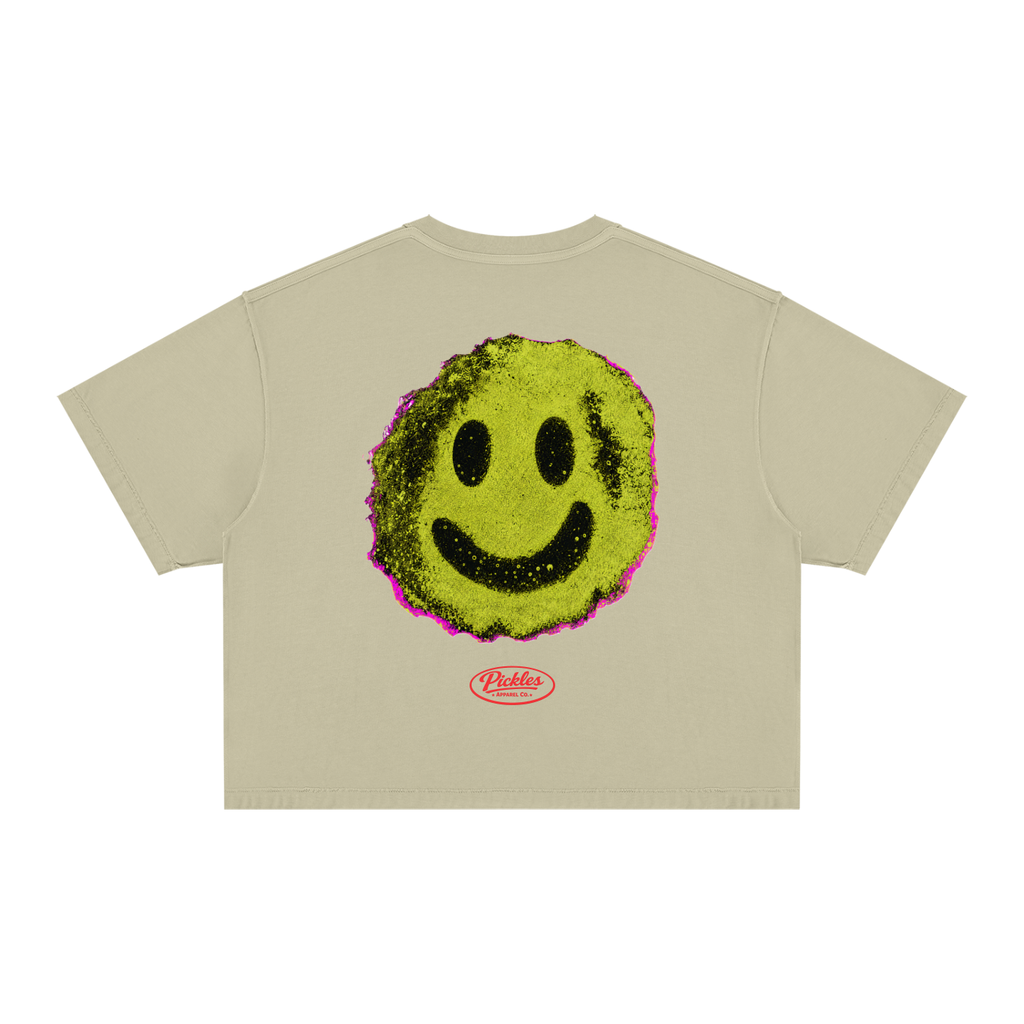 Peacock Unisex Vintage Wash Boxy T-Shirt