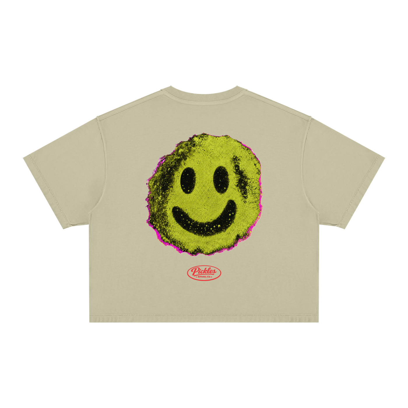 Peacock Unisex Vintage Wash Boxy T-Shirt