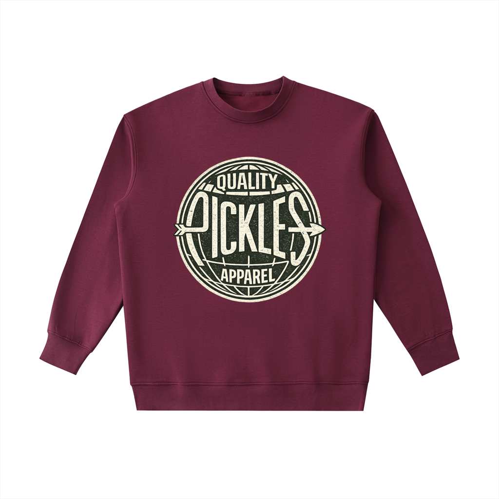 Quality Pickles Heavyweight Crewneck Sweatshirt | vintage lifestyle | Pickles Apparel