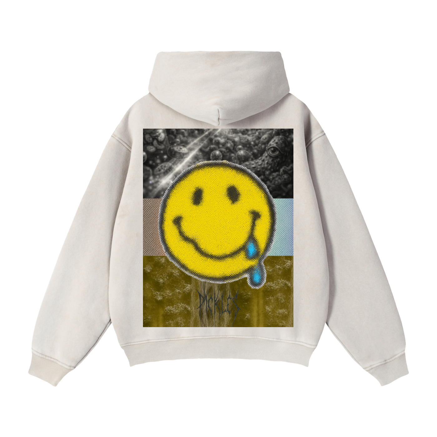 Zip-Through Boxy Fleece Hoodie | heavyweight streetwear | Pickles Apparel