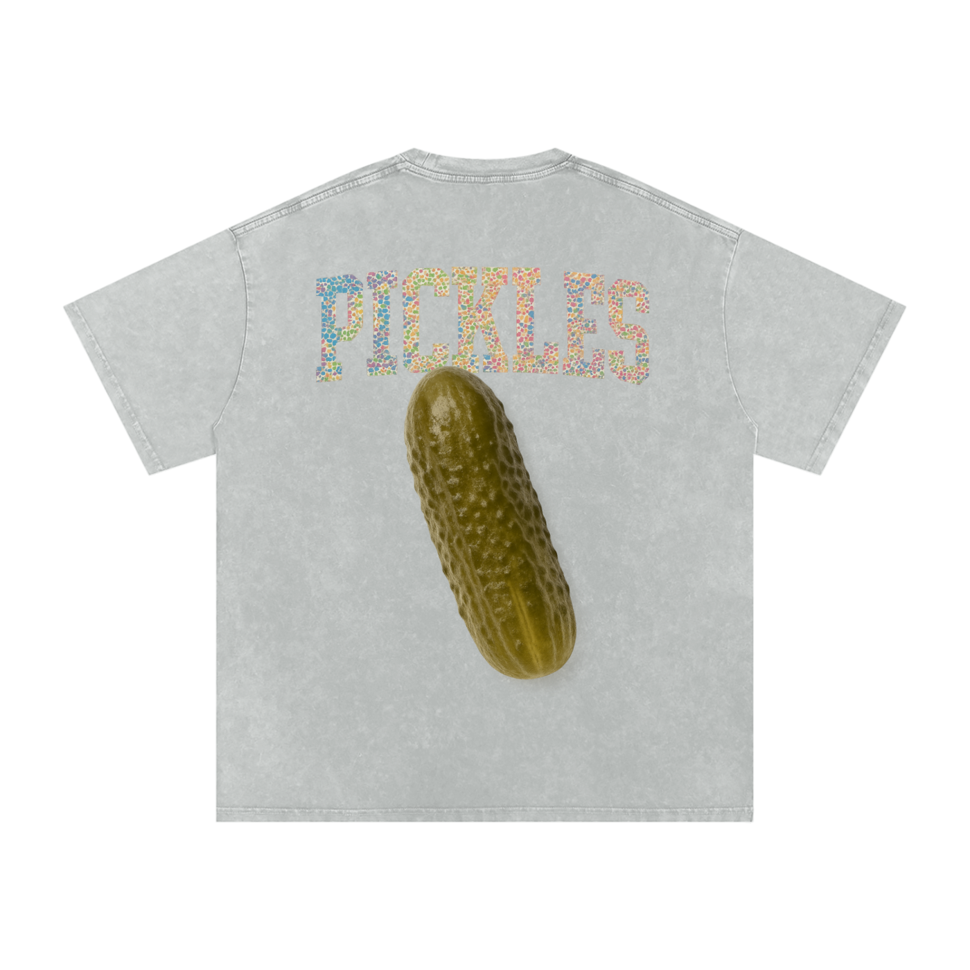 Pickle backer Snow Washed Oversized Cotton T-Shirt