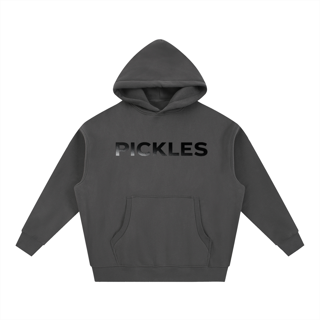 Straight Pickles Boxy Fleece Hoodie | premium streetwear | Pickles Apparel