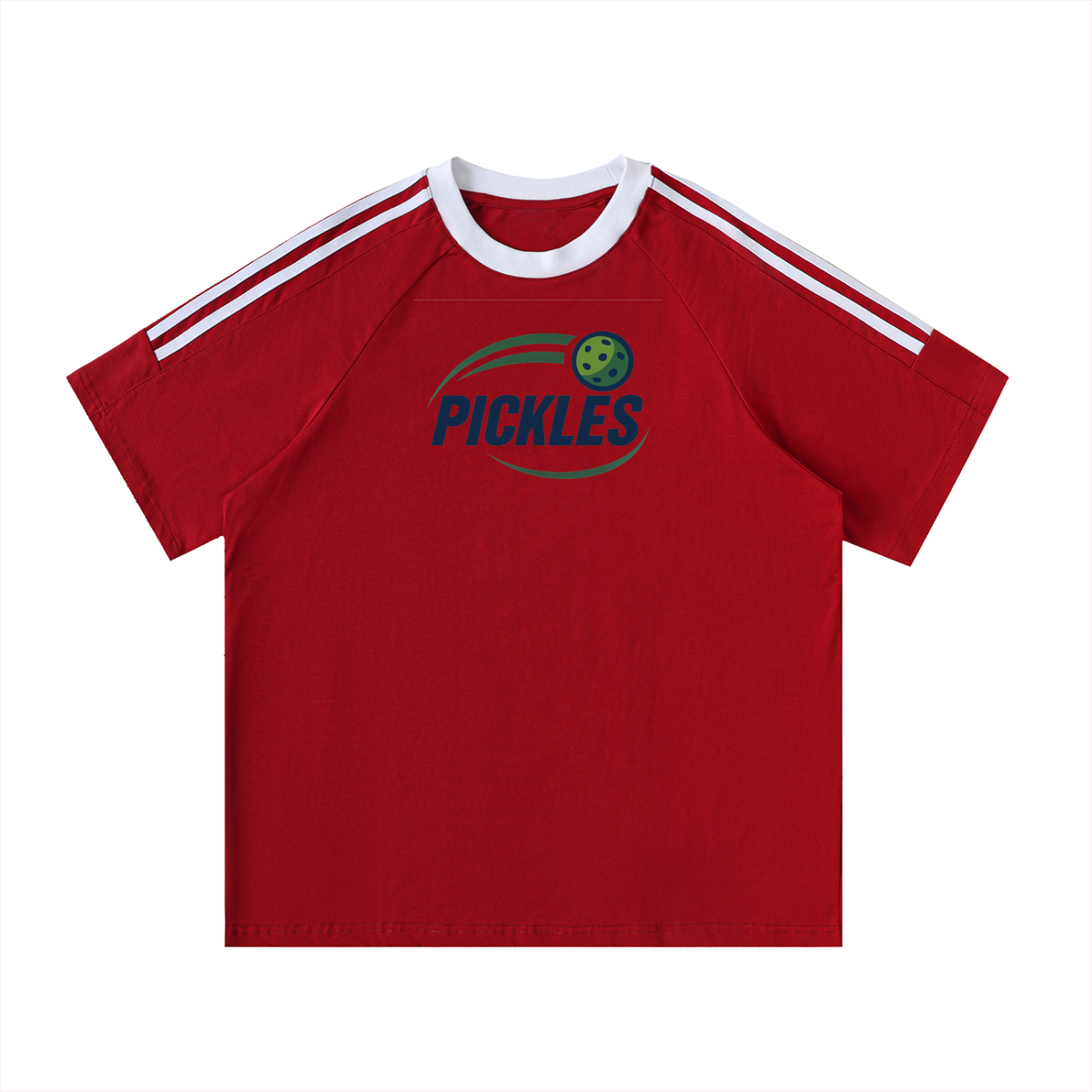 Pickleball Contrast Stripe T-Shirt, alternate view 7
