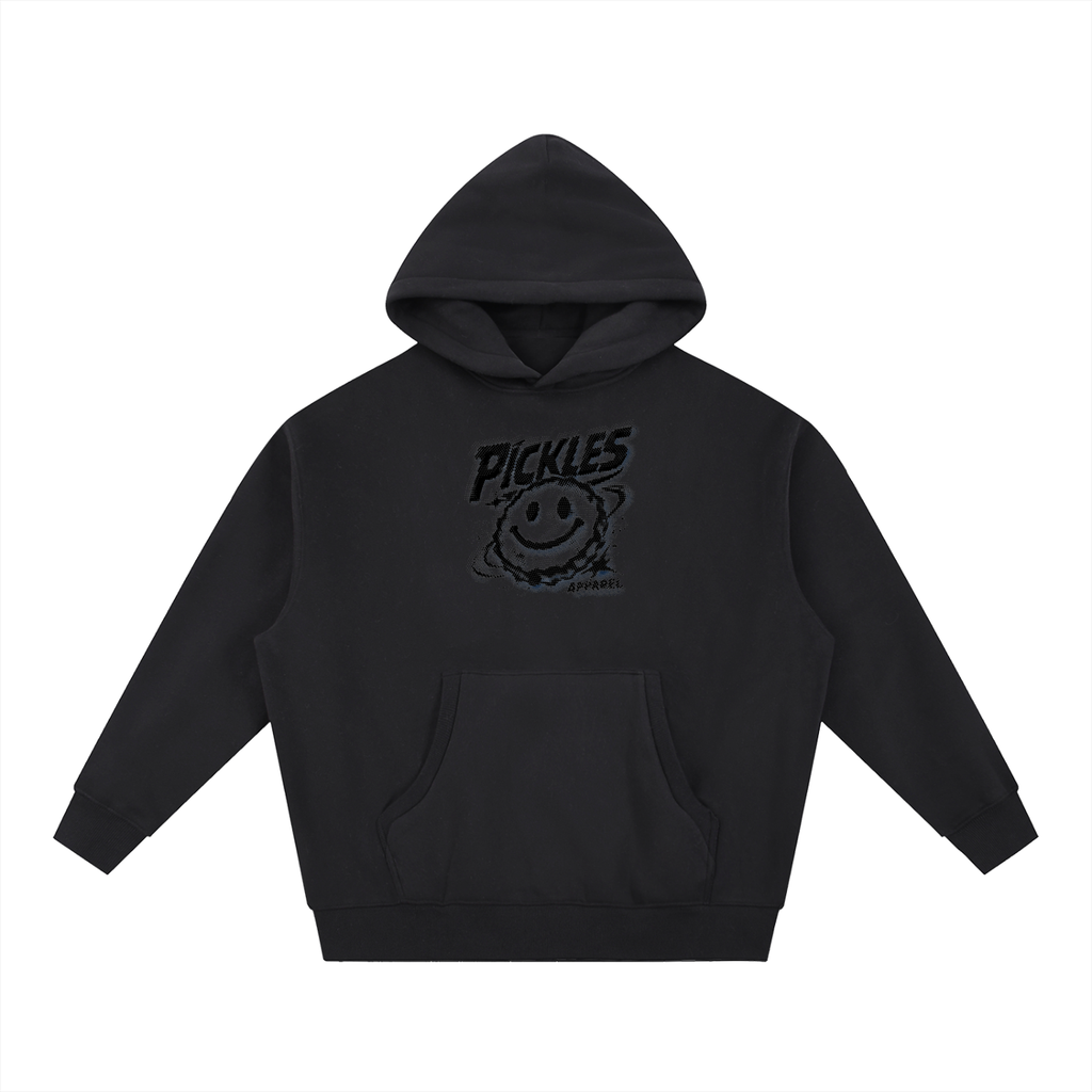 Worldwide Pickles Boxy Fleece Hoodie | oversized streetwear | Pickles Apparel