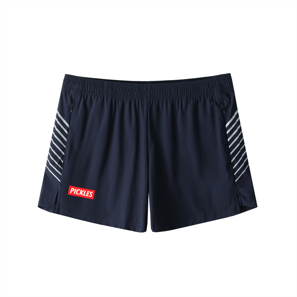 Pickles Men's Side-Stripe Performance Shorts