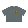 Peacock Unisex Vintage Wash Boxy T-Shirt