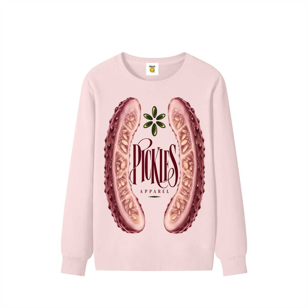 Split Classic Pickles Cotton Sweatshirt, product view