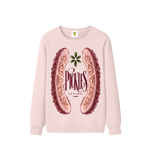 Split Classic Pickles Cotton Sweatshirt, product view