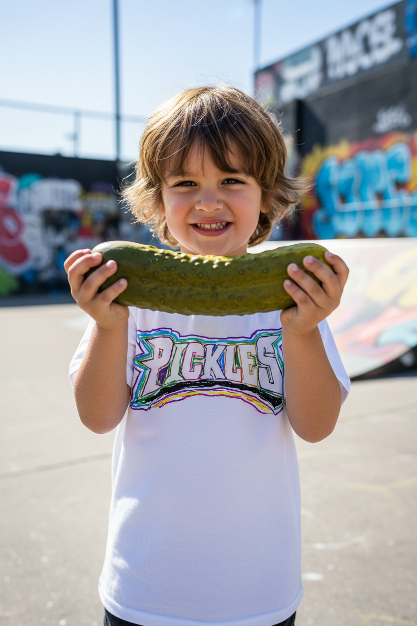 Cool Kid Pickles Quick-Dry Cotton T-Shirt