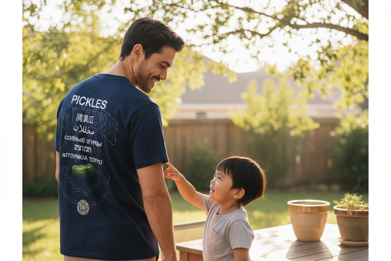 International Pickles Essential Tee | vintage lifestyle | Pickles Apparel