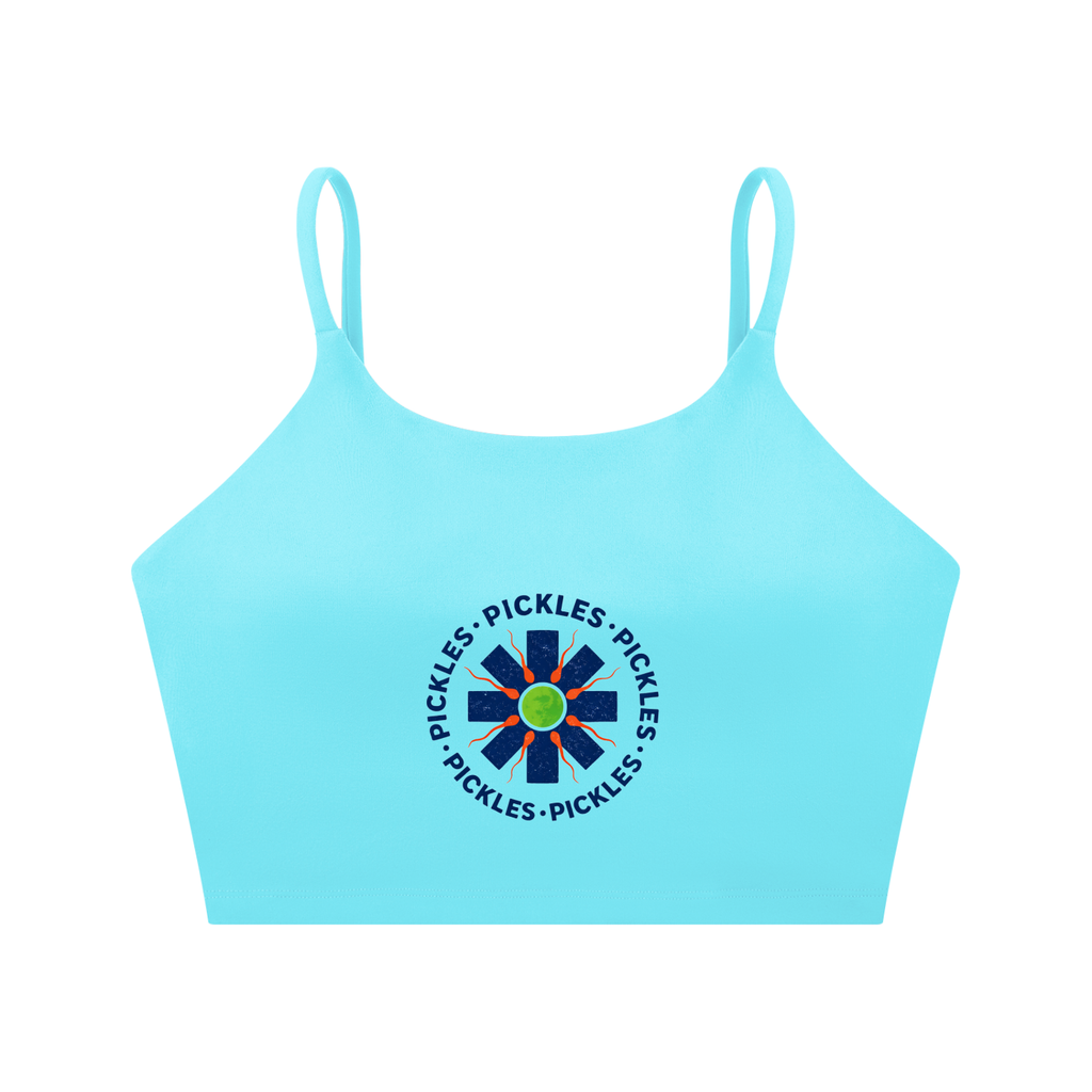 Spaghetti Strap Pickle Sports Bra in Women’S | Philly game day | Pickles Apparel