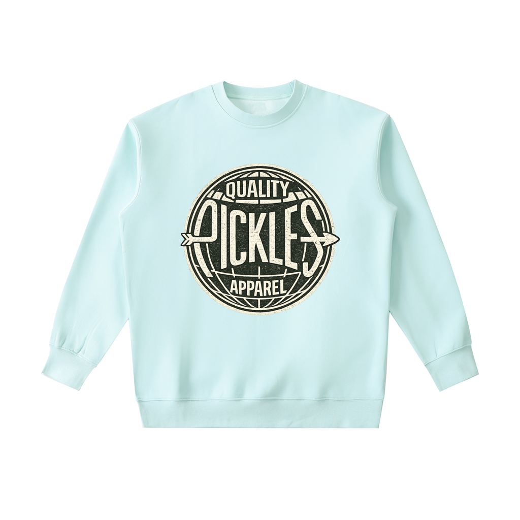 Quality Pickles Heavyweight Crewneck Sweatshirt | classic casual | Pickles Apparel
