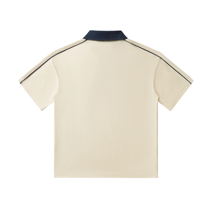 Pickles Contrast Collar Short-Sleeve Polo Shirt