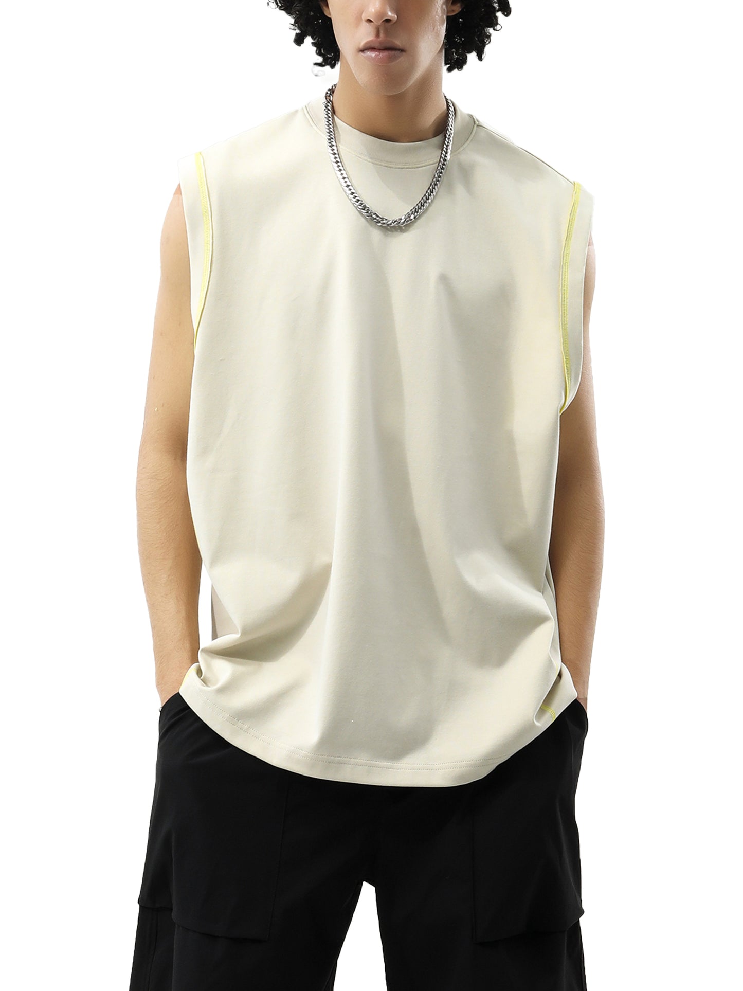 Contrast Panel Cooling Performance Tank Top