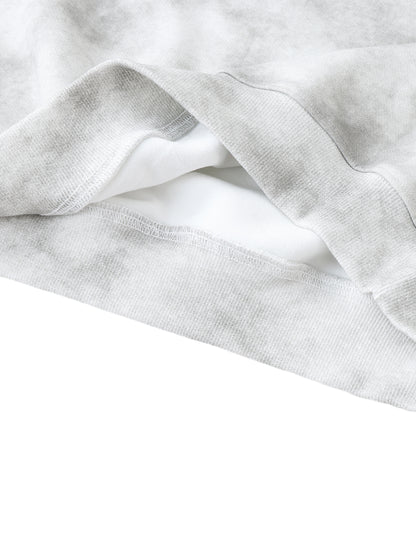 Dirty Washed Boxy Fleeced Sweatshirt