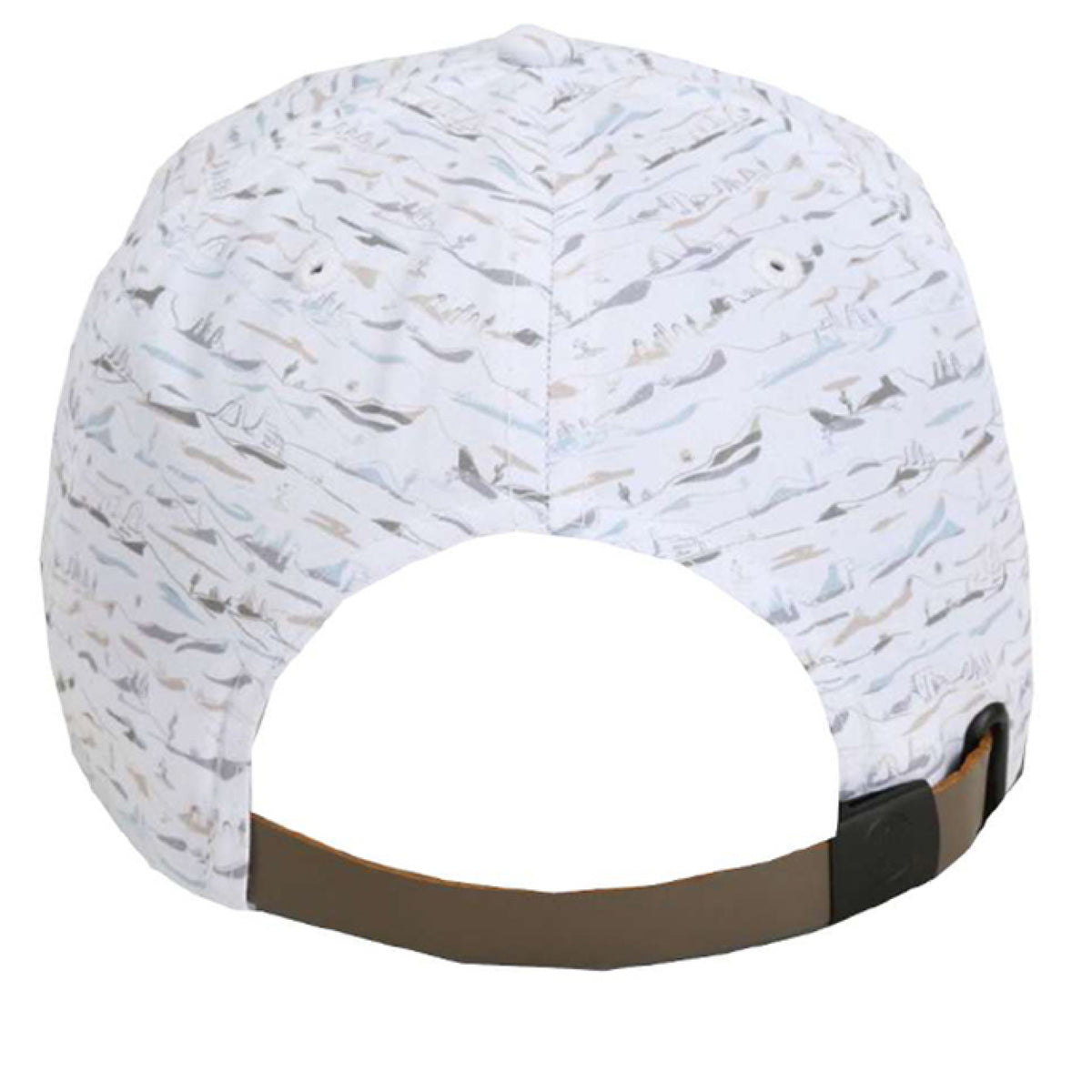 Heritage Five-Panel Rope Pickle Cap in Desert, back view