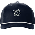 PA Pickleball Trucker Cap in Navy/ White — front view | heritage lifestyle | Pickles Apparel