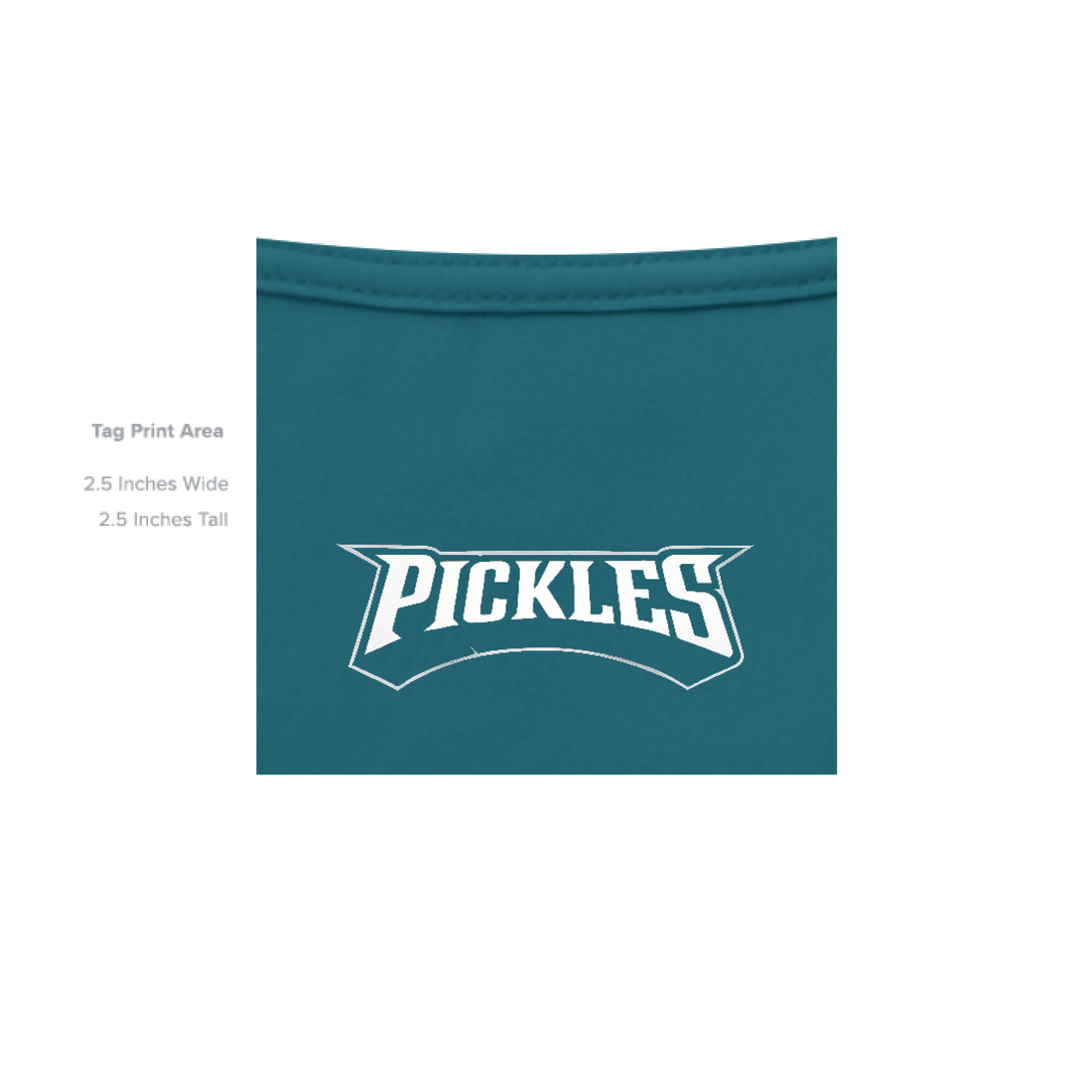 Pickles Sports Graphic T-Shirt in GALAPAGOS BLUE, side view