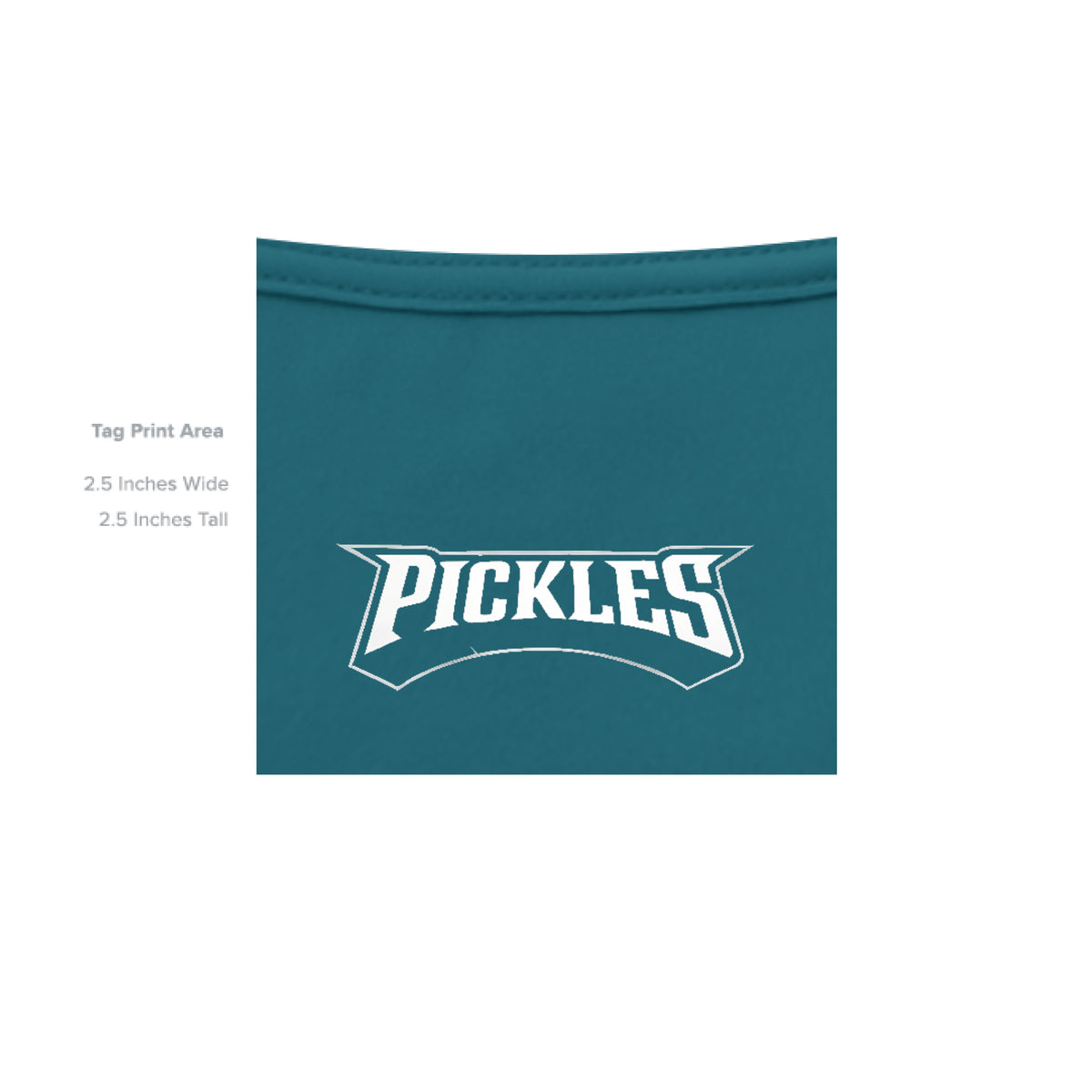 Pickles Sports Graphic T-Shirt in GALAPAGOS BLUE, side view