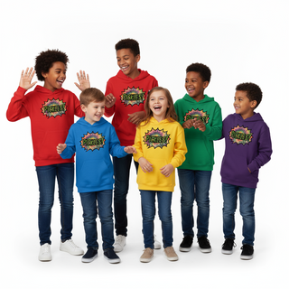 Bam Bam Logo Kids' Pickle Hoodie, alternate view 2