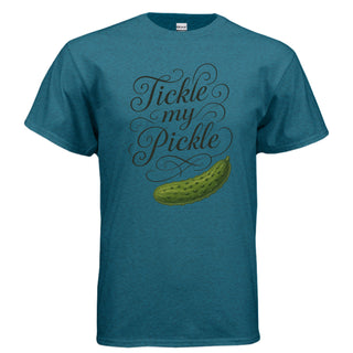 Tickle My Pickle T-Shirt in ANTIQUE SAPPHIRE, front view