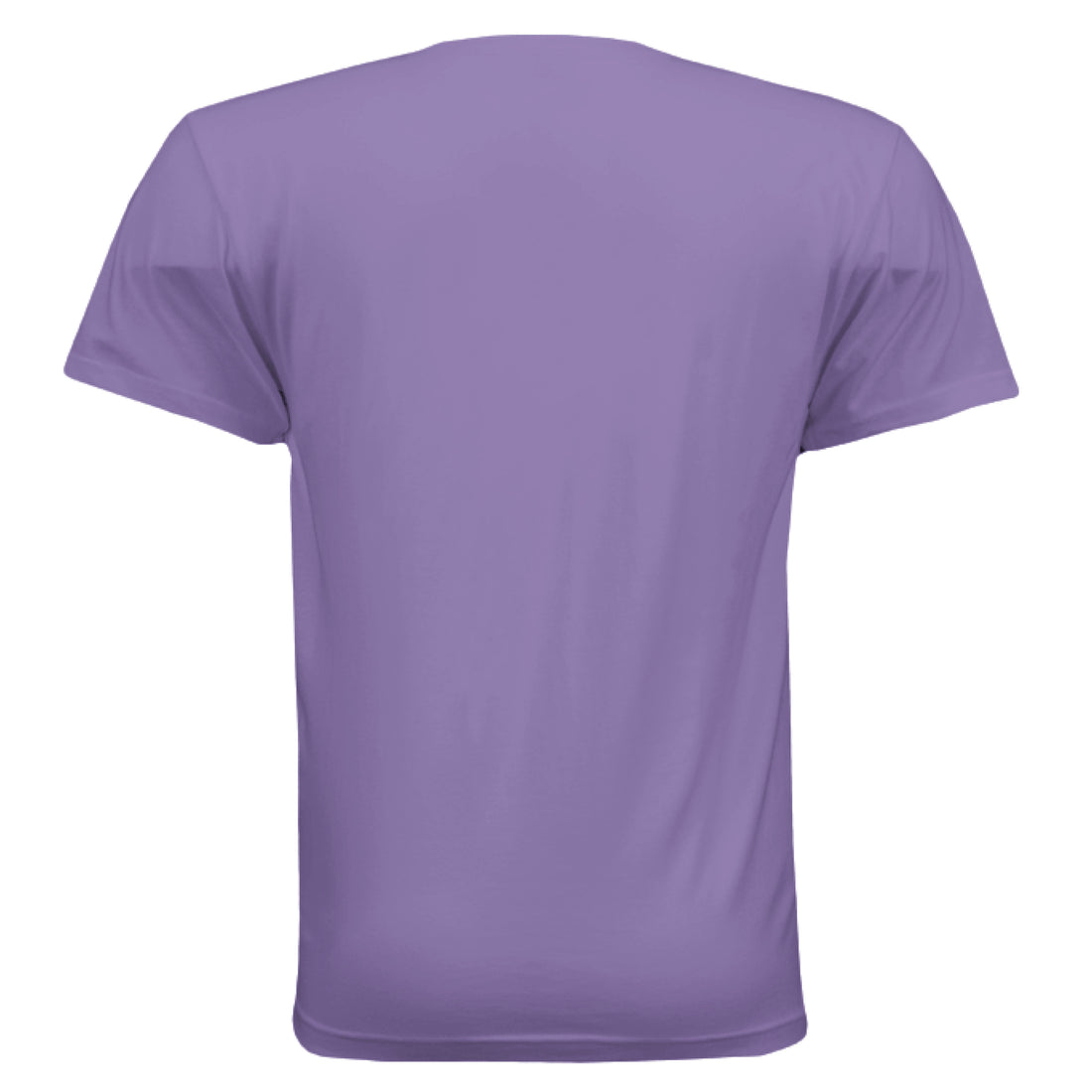 The Big Dill Funny Pickle T-Shirt in Violet, back view